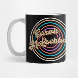 vintage circle line color Sarah McLachlan Mug